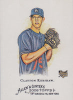 2008 Topps Allen + Ginter Complete Mint 350 Card Set with Clayton Kershaw and Max Scherzer Rookies
