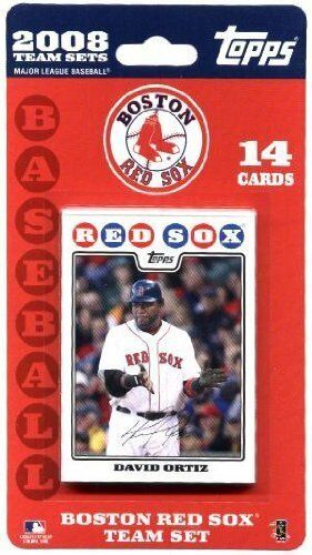 Boston Red Sox 2008 Topps Factory Sealed 14 Card Team Set