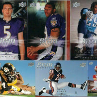 2008 Upper Deck Football COMPLETE 325 Card Set with 125 Rookie Cards including SHORTPRINTS of Matt Ryan and Desean Jackson