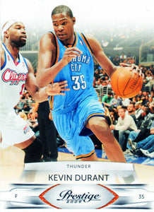 Kevin Durant 2009 2010 Panini Prestige Basketball Series Mint 3rd Year Card #73