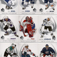 2009 / 2010 Upper Deck SP Authentic Hockey Set with Sidney Crosby, Evgeni Malkin, Alexander Ovechkin plus