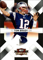 2009 Donruss Threads Football Series 100 Card Set with Tom Brady Plus
