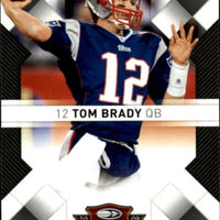 2009 Donruss Threads Football Series 100 Card Set with Tom Brady Plus