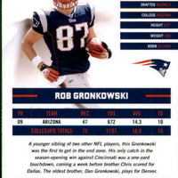2010 Donruss Rated Rookies Football Complete Mint Set Featuring Tim Tebow and Rob Gronkowski PLUS with 1 Autograph