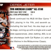 Derek Jeter 2010 Topps Update Series Mint Card #US-310