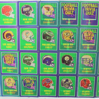 1989 Score Football Team Trivia NFL Quiz 28 Card Set