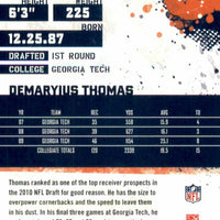 Demaryius Thomas 2010 Score Football Series Mint Rookie Card #330