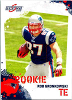 Rob Gronkowski 2010 Score NFL Football Mint ROOKIE Card #383
