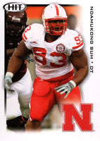 2010 Sage Hit Football Complete 100 Card Set LOADED with Rookies including Ndamukong Suh and Rob Gronkowski PLUS
