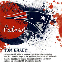 2010 Score Football Franchise Insert Set with Tom Brady and Peyton Manning Plus