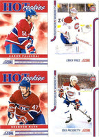 Montreal Canadiens  2011 / 2012 Score Factory Sealed Team Set with Hot Rookies
