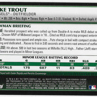 Mike Trout 2011 Bowman Draft Series Near Mint Rookie Card #101