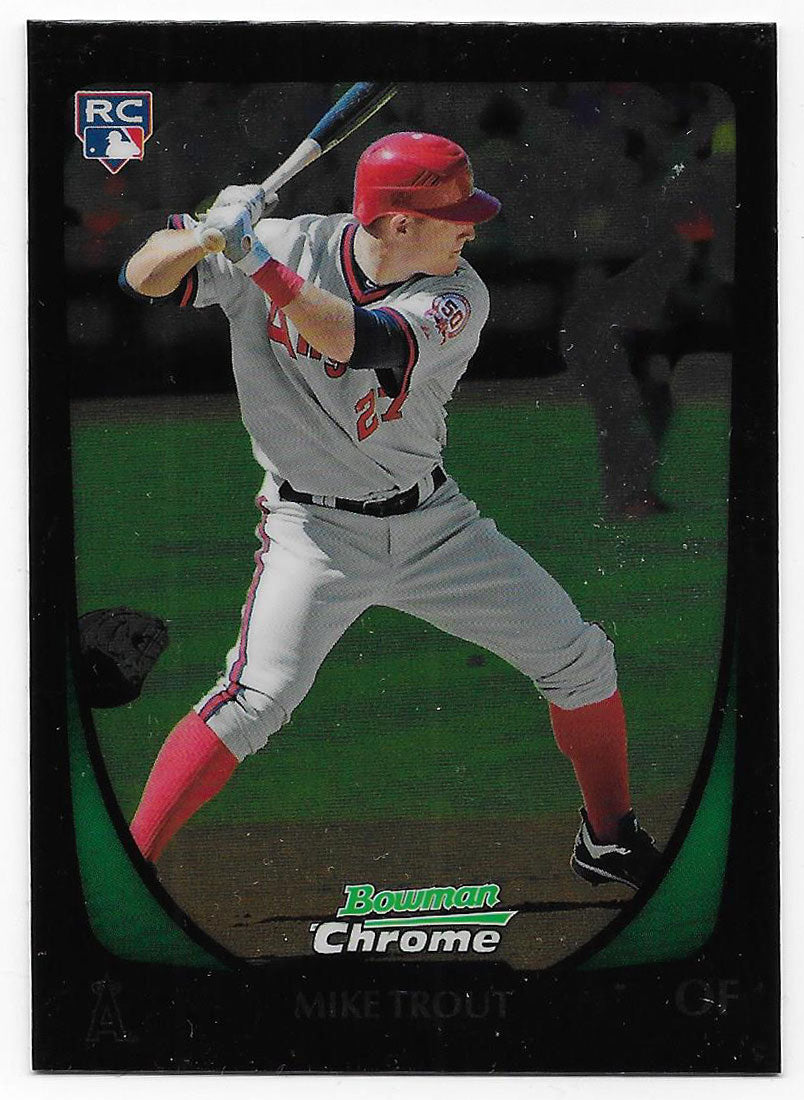  Mike Trout Rookie Card 2011 Bowman's Best Prospects #9
