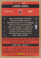 LeBron James 2012 2013 Panini Past & Present Basketball Series Mint Card #40
