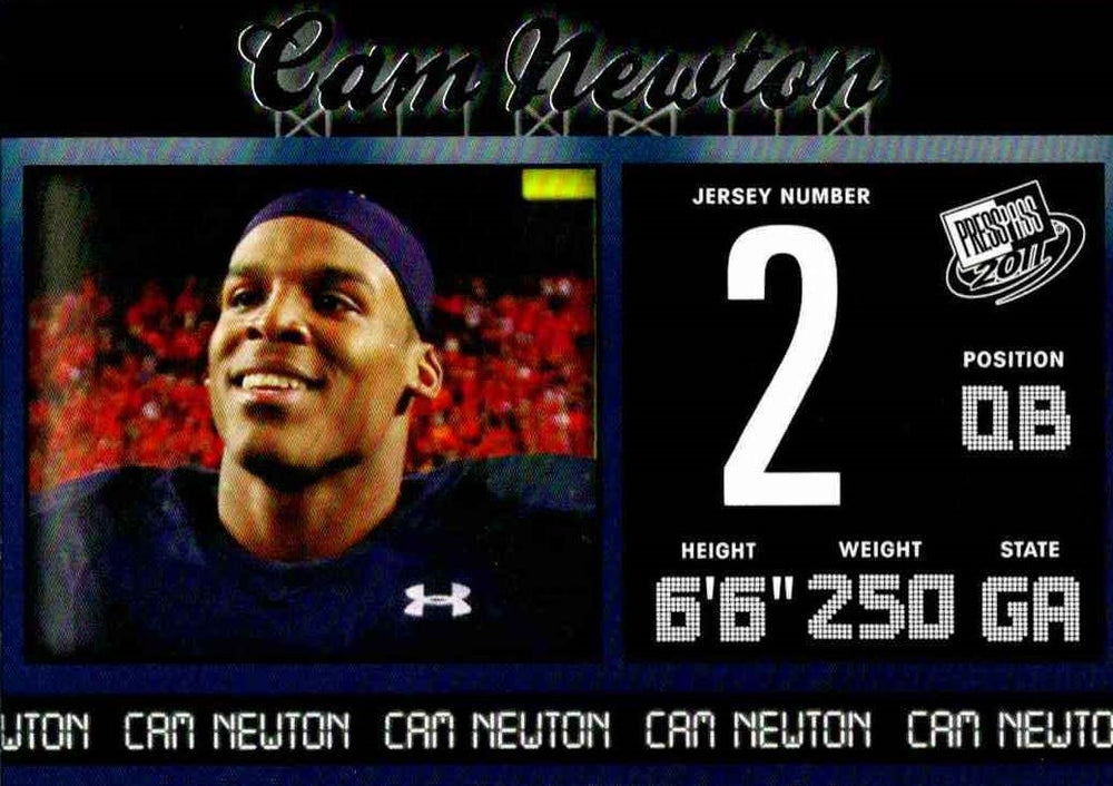 Cam Newton 2011 Press Pass Series Mint Rookie Card #6