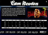 Cam Newton 2011 Press Pass Series Mint Rookie Card #6
