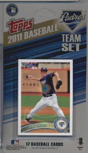 San Diego Padres  2011 Topps Factory Sealed 17 Card Team Set
