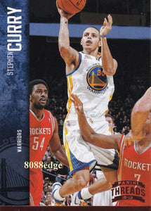 Stephen Curry 2012 2013 Panini Threads Basketball Series Mint Card #41