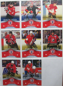 2012 2013 Upper Deck Team Canada National Hockey Card Day Complete Set with Wayne Gretzky and Mario Lemieux Plus