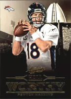 Peyton Manning 2012 Panini Absolute Hall Worthy Series Mint Card #8
