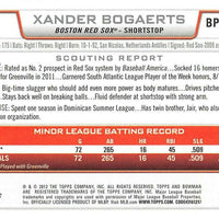 2012 Bowman Baseball Complete 330 Card Set with 1st Year Cards of Bryce Harper, Gerrit Cole and Xander Bogaerts  Plus