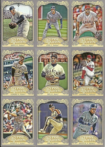 2012 Topps Gypsy Queen complete mint set with Babe Ruth, Mantle, Jeter, Koufax+