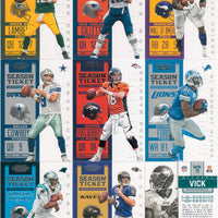 2012 Panini Contenders NFL Football Series Complete Mint 100 Card Basic Set with Tom Brady and Peyton Manning Plus