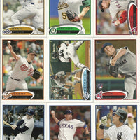 2012 Topps Baseball Series Two 330 Card Set with First Regular Mike Trout Card 446
