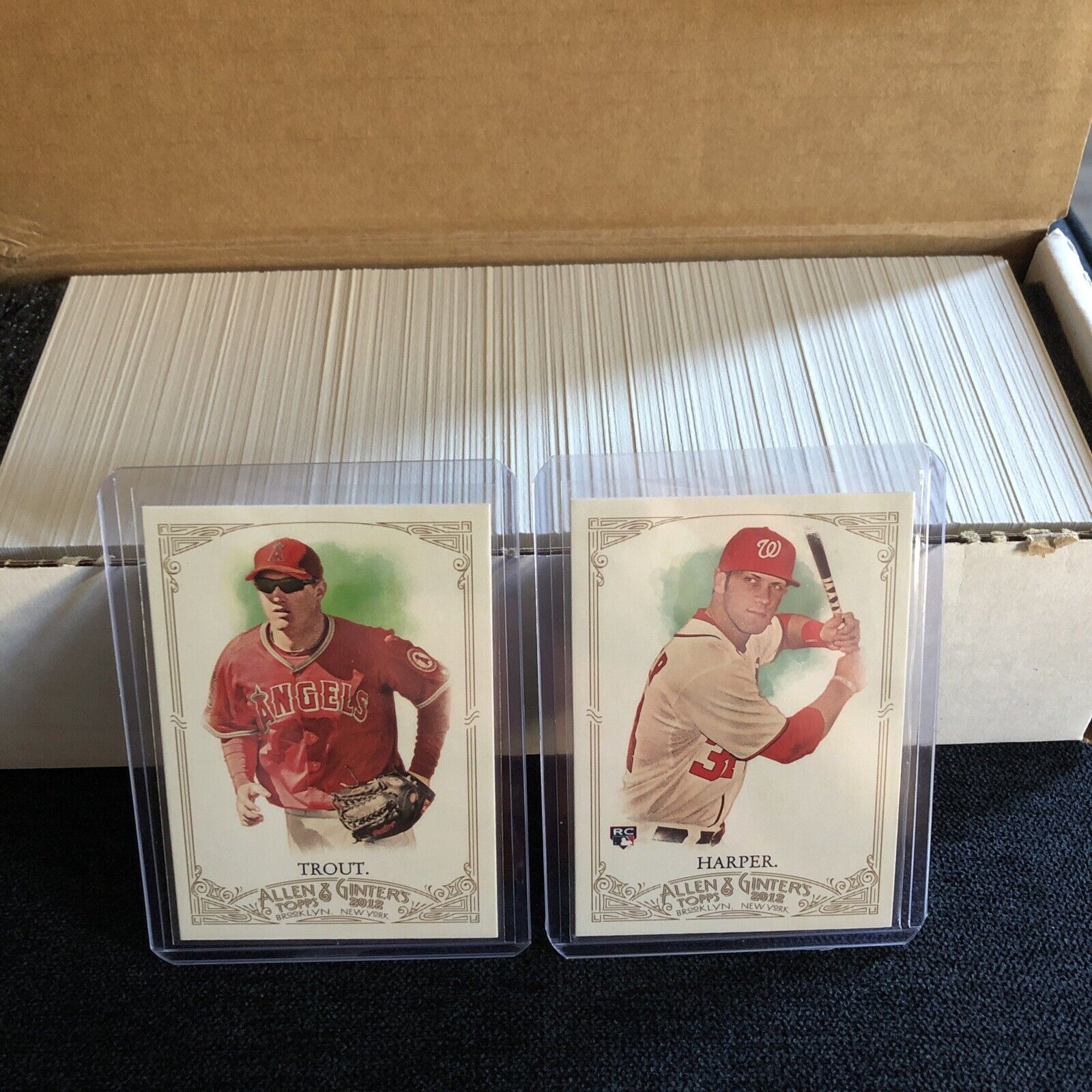 MIKE TROUT ROOKIE CARD Los Angeles Angels Baseball TOPPS ALLEN &  GINTER's $$ RC!