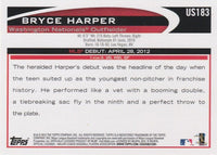 2012 Topps Traded Baseball Updates and Highlights Series Set with Bryce Harper Rookie Card
