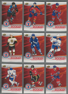 2013 2014 Upper Deck National Hockey Card Day Canadian version Set with Nathan MacKinnon Rookie and Wayne Gretzky Plus