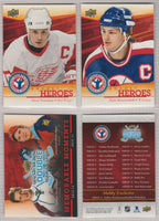 2013 2014 Upper Deck National Hockey Card Day Canadian version Set with Nathan MacKinnon Rookie and Wayne Gretzky Plus
