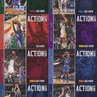 2013  2014 Hoops NBA Action Shots Insert Set with Kobe Bryant and Lebron James PLUS