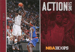 2013  2014 Hoops NBA Action Shots Insert Set with Kobe Bryant and Lebron James PLUS