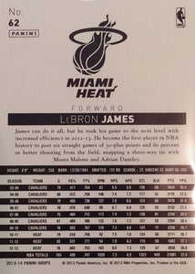 LeBron James 2013 2014 Hoops Basketball Series Mint Card #62