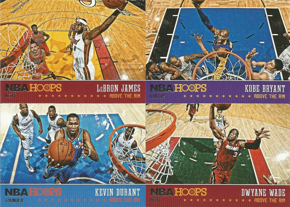 2013 2014 Hoops ABOVE THE RIM Series Complete 25 Card RETAIL EXCLUSIVE Insert Set with Lebron James Plus