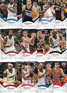2013 2014 Panini PRESTIGE Series NBA Basketball Complete Mint 200 Card Set with Giannis Antetokounmpo Rookie Card #175 Plus