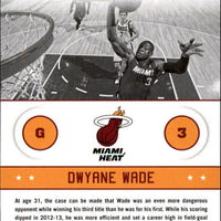 Dwyane Wade 2013 2014 Hoops Above the Rim Retail Only Issue Mint Card #5