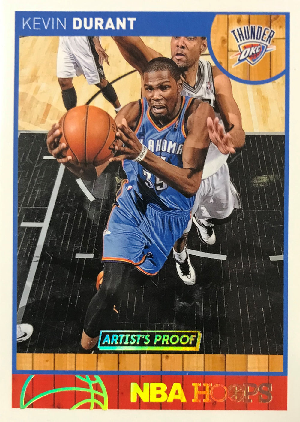 Kevin Durant 2013 2014 Hoops ARTIST PROOF Series Mint Card #73