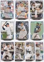 New York Yankees 2013 Bowman 10 Card Team Set with Derek Jeter, Mariano Rivera, Robinson Cano+
