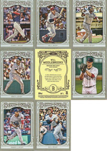 Boston Red Sox 2013 Topps Gypsy Queen 12 Card Team Set Featuring David Ortiz and Wade Boggs Plus