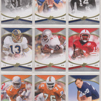2013 Upper Deck SPx Football Series Complete Mint Set with Lots of Stars and Hall of Famers in College Uniforms