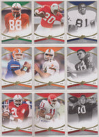 2013 Upper Deck SPx Football Series Complete Mint Set with Lots of Stars and Hall of Famers in College Uniforms
