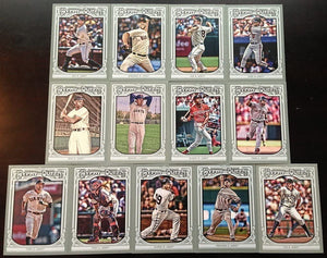 San Francisco Giants 2013 Topps GYPSY QUEEN Team Set with Will Clark and Buster Posey Plus