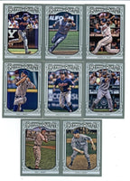 Cleveland Indians 2013 Topps GYPSY QUEEN Team Set with Carlos Santana and Bob Feller Plus
