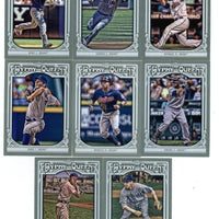 Cleveland Indians 2013 Topps GYPSY QUEEN Team Set with Carlos Santana and Bob Feller Plus