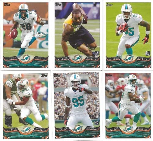 Miami Dolphins 2013 Topps Team Set with Ryan Tannehill and Cameron Wake Plus