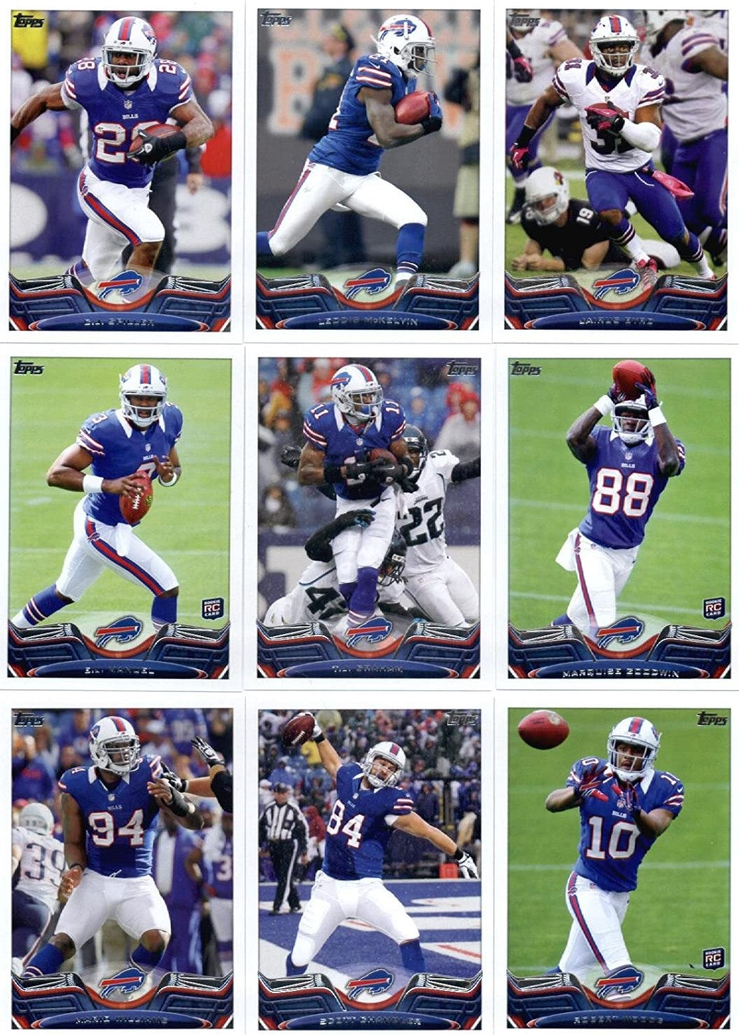 Buffalo Bills NFL Team Playing Cards