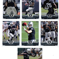 Oakland Raiders 2013 Topps Complete 7 Card Team Set with Darren McFadden Plus