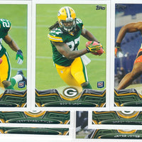 Green Bay Packers 2013 Topps Complete 13 Card Team Set with Aaron Rodgers Plus